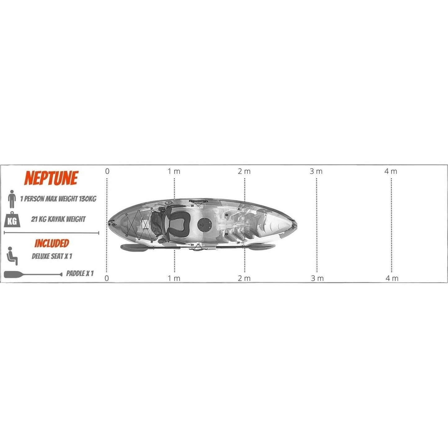 Cambridge Kayaks Neptune Single Sit On Top Kayak Only In Postanoh
