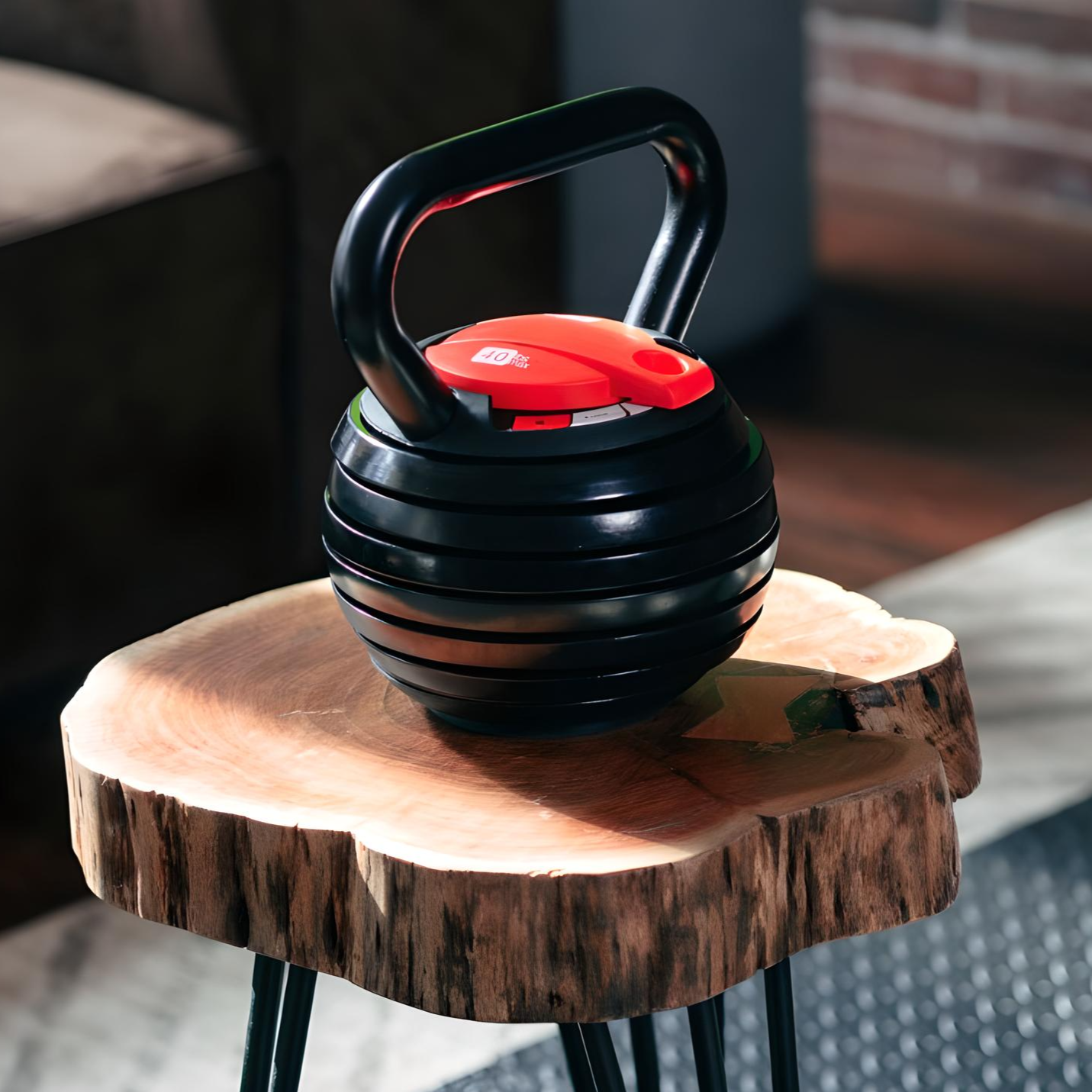 Adjustable 24kg Dumbbells Pair & 18kg Adjustable Kettlebell Package Only In Postanoh