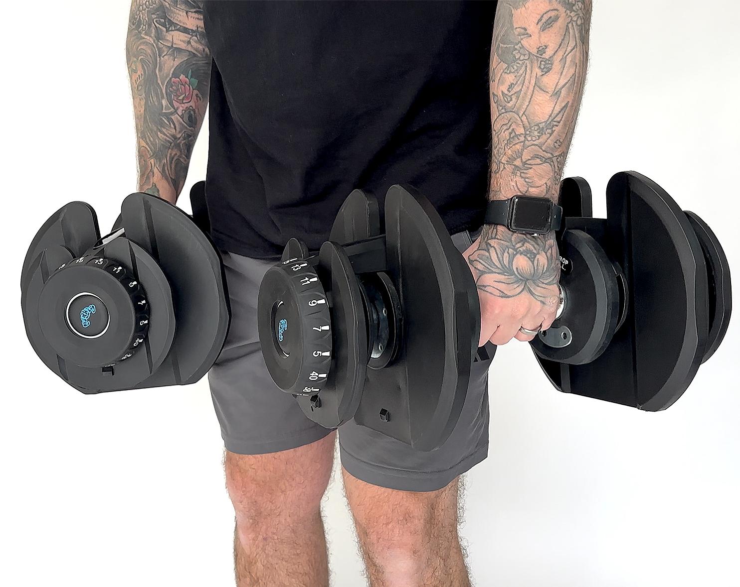 40kg Adjustable Dumbbell (Pair) Only In Postanoh